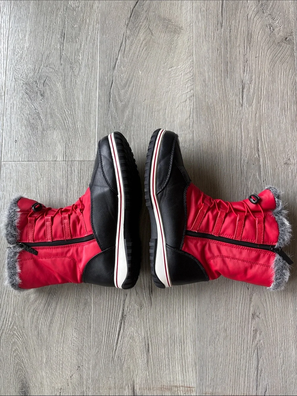 ❄️ Totes Adele Red Snow Rain Boots. Size 7